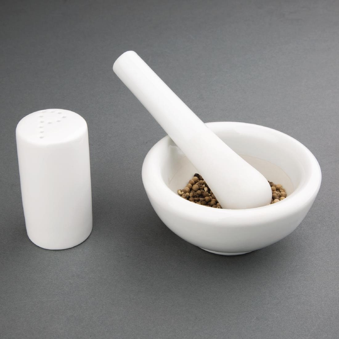 Vogue Porcelain Pestle and Mortar