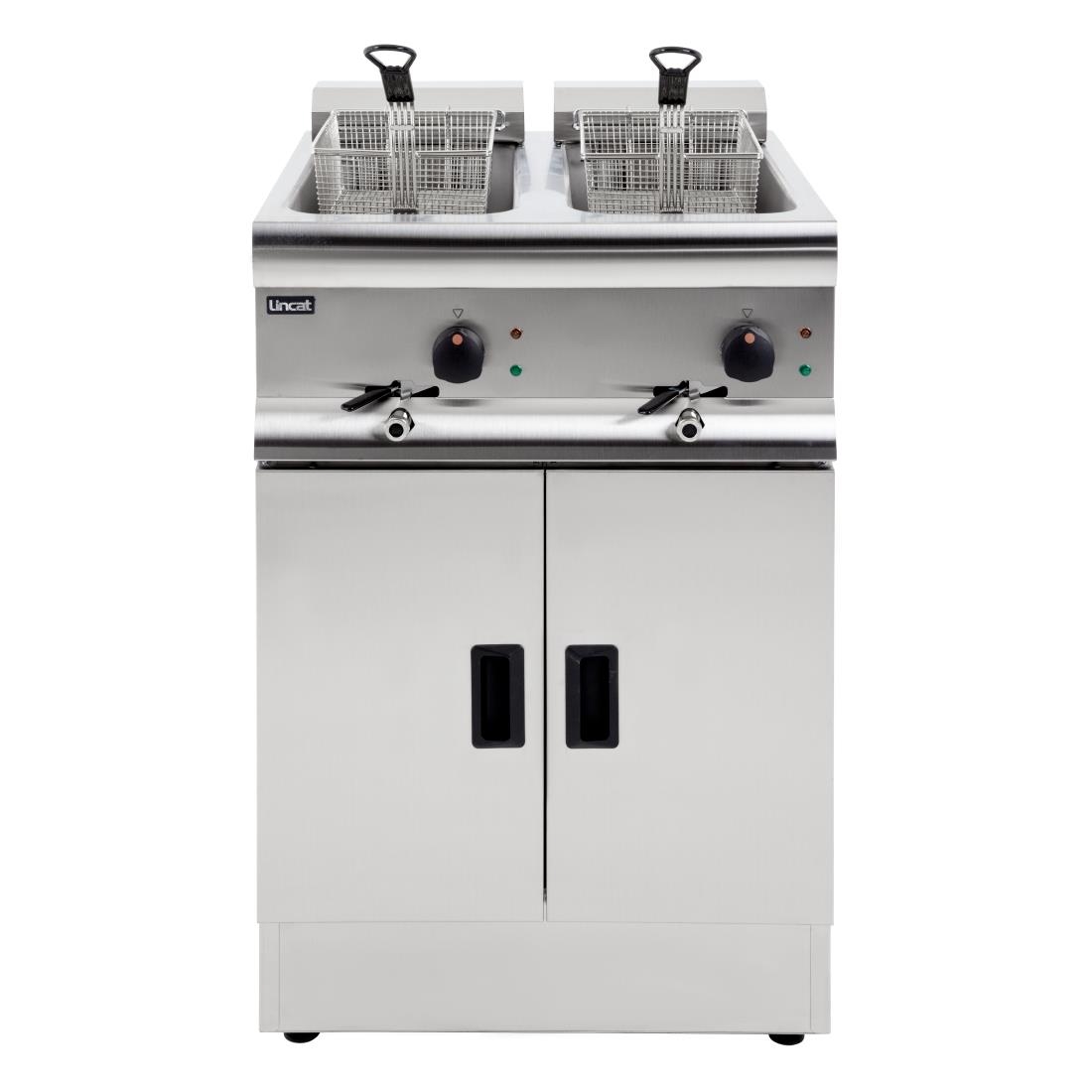 Lincat Silverlink 600 Free Standing Double Electric Fryer J12