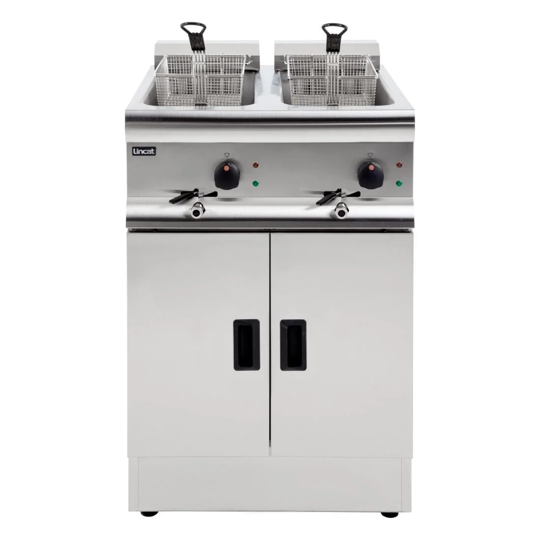 Lincat Silverlink 600 Free Standing Double Electric Fryer J12 - Image 2