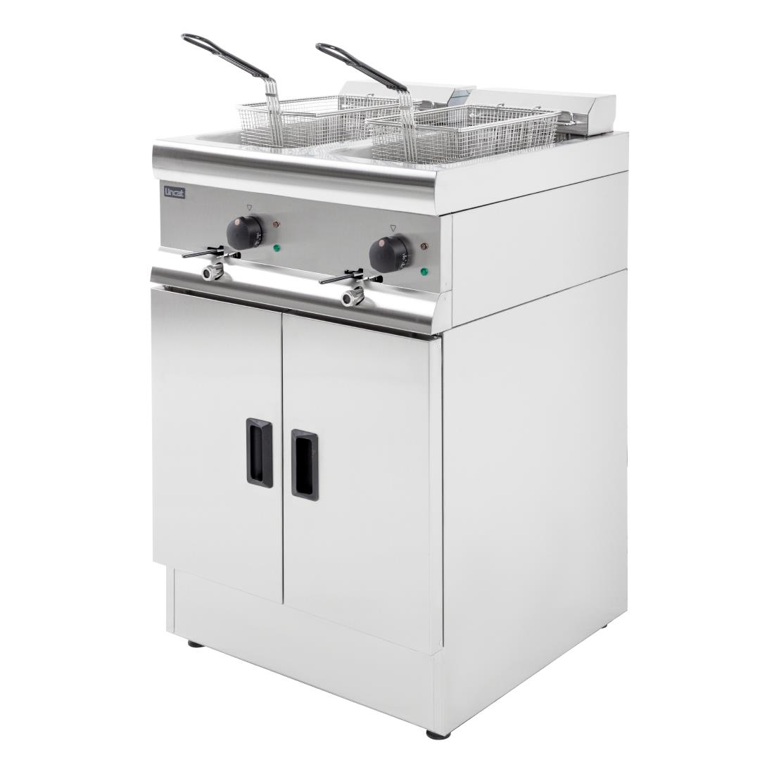 Lincat Silverlink 600 Free Standing Double Electric Fryer J12