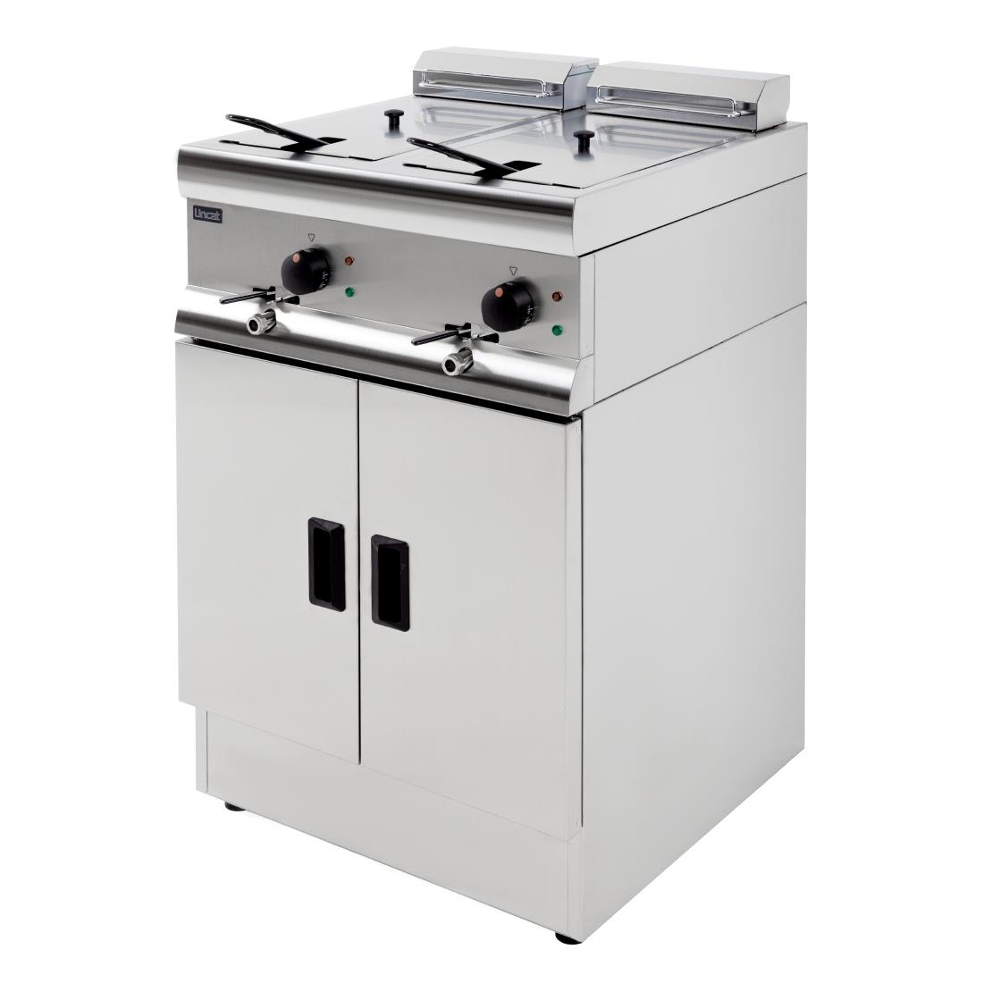 Lincat Silverlink 600 Free Standing Double Electric Fryer J12