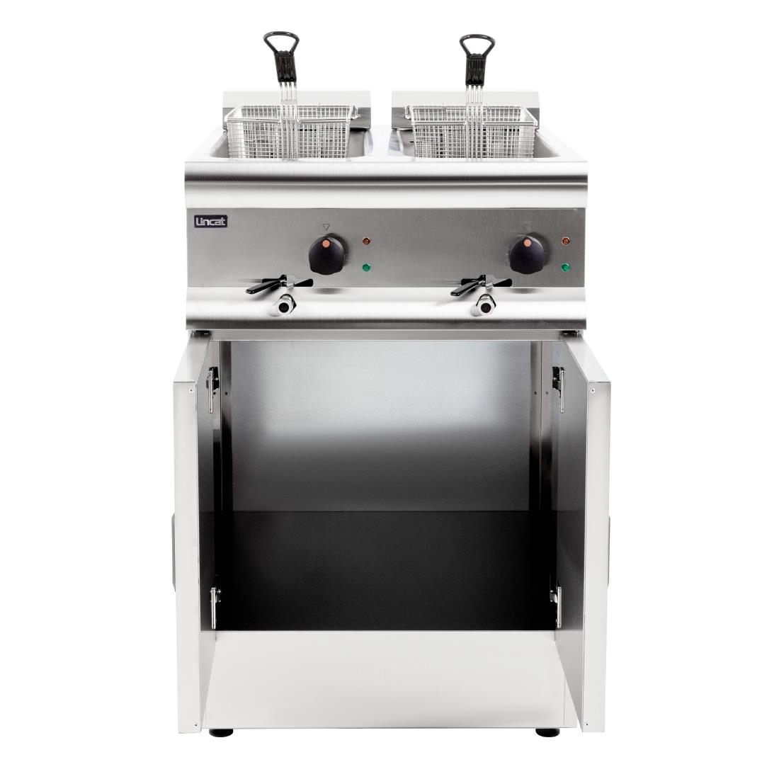 Lincat Silverlink 600 Free Standing Double Electric Fryer J12