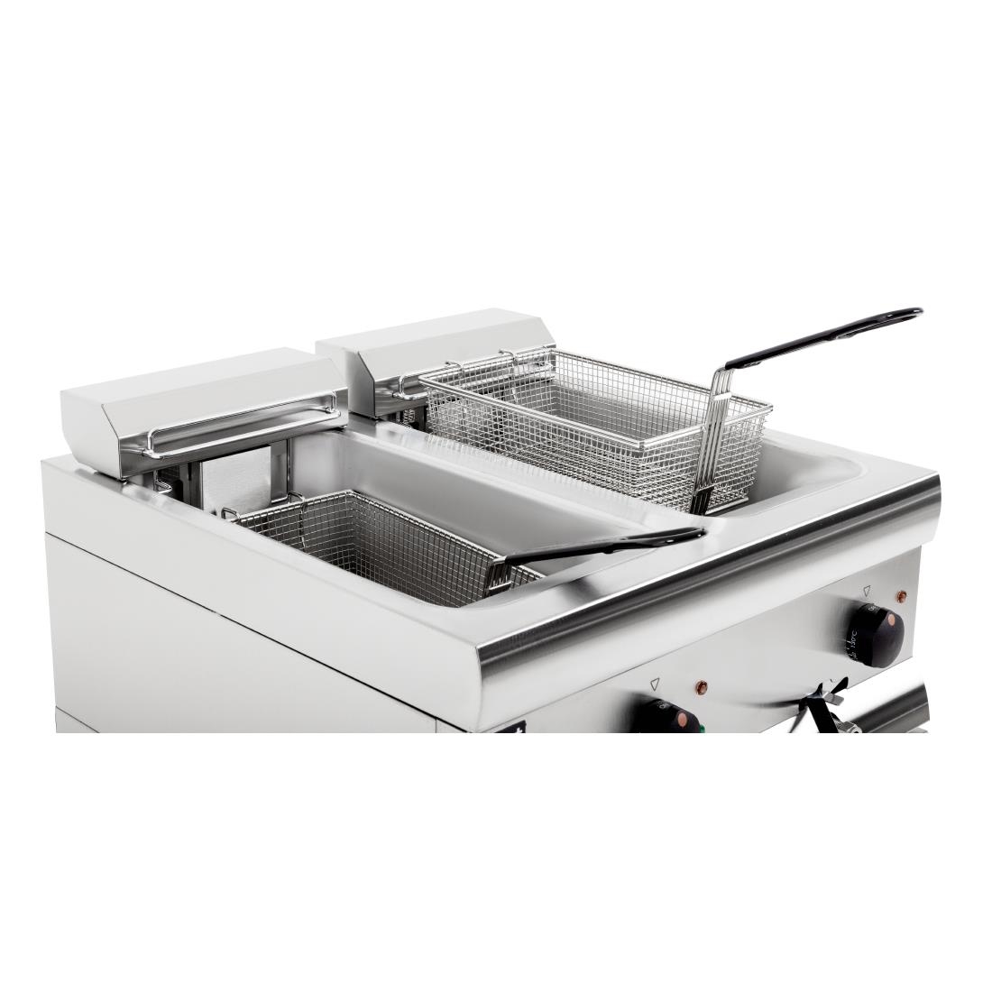 Lincat Silverlink 600 Free Standing Double Electric Fryer J12