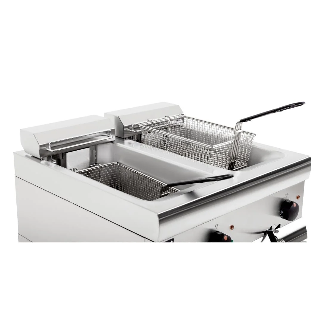 Lincat Silverlink 600 Free Standing Double Electric Fryer J12 - Image 8