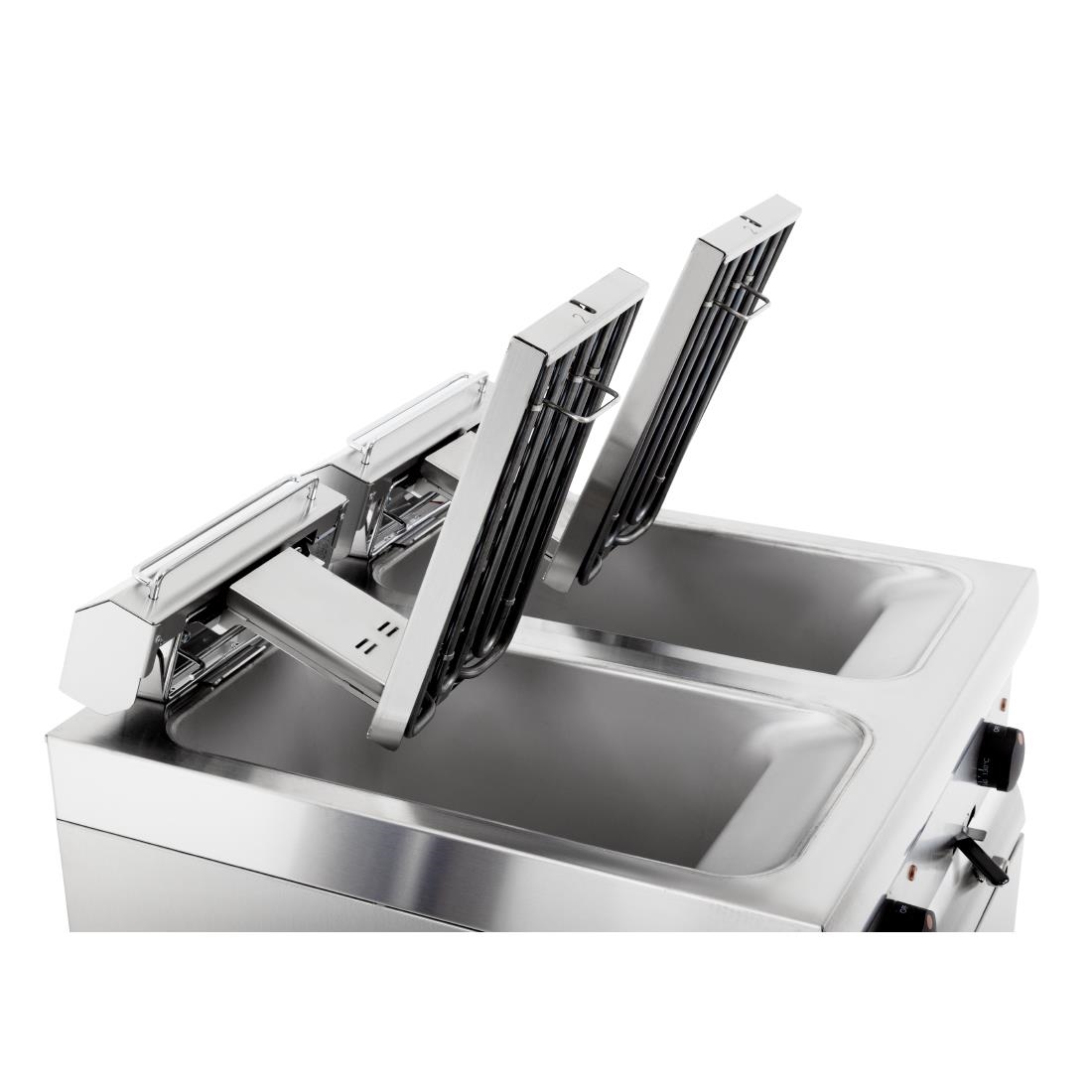 Lincat Silverlink 600 Free Standing Double Electric Fryer J12