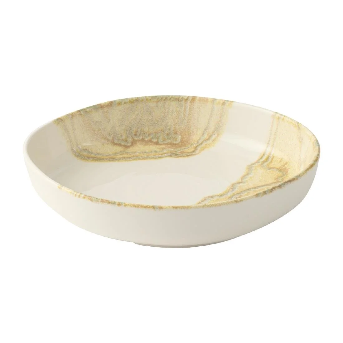 Churchill Tide Gold Organic Walled Bowls 230mm (6 Pack) - Image 2