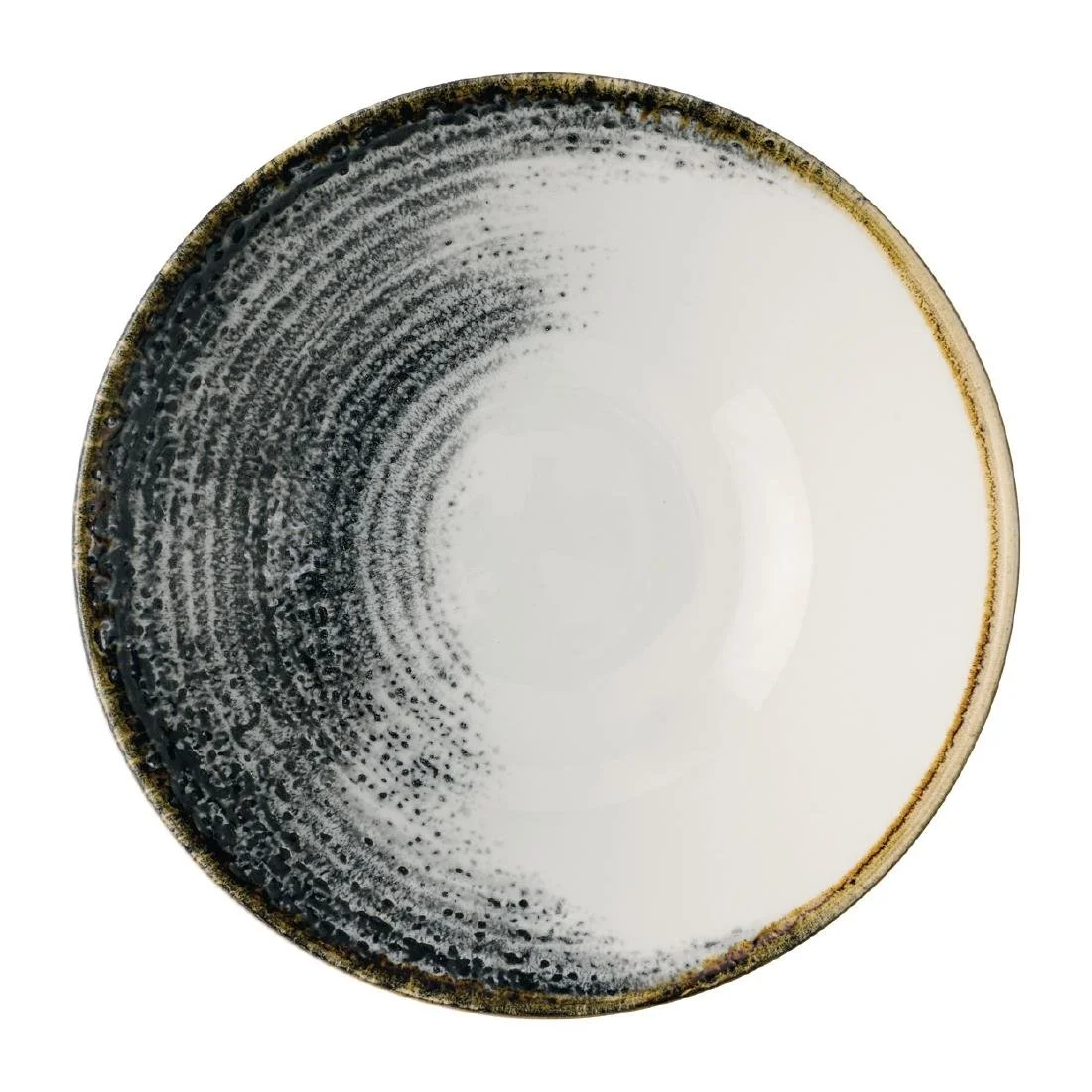 Churchill Homespun Accents Black Evolve Deep Bowls 190mm (6 Pack)