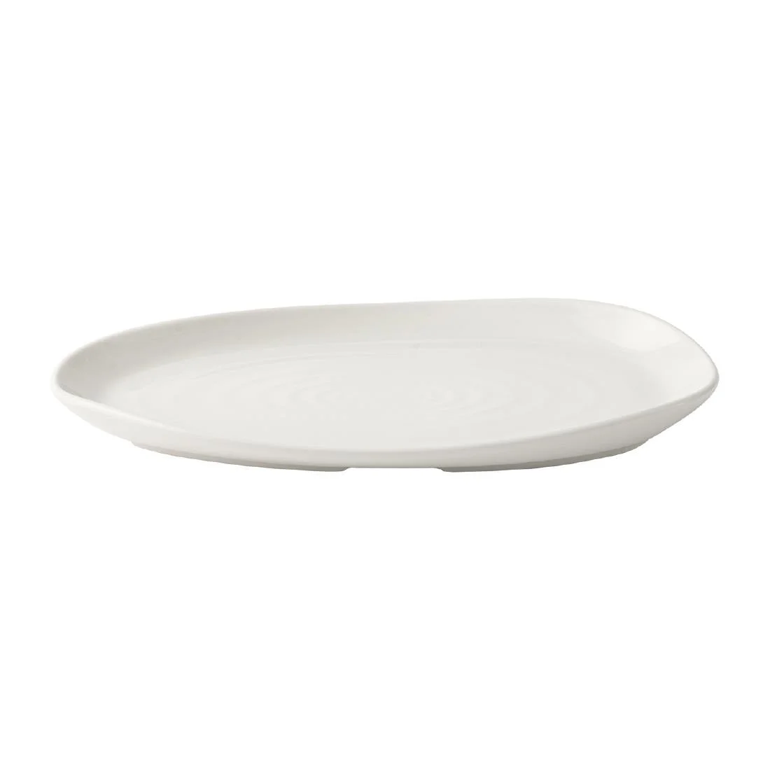 Churchill Envisage Natural White Organic Oblong Plates 260x150mm (6 Pack) - Image 2