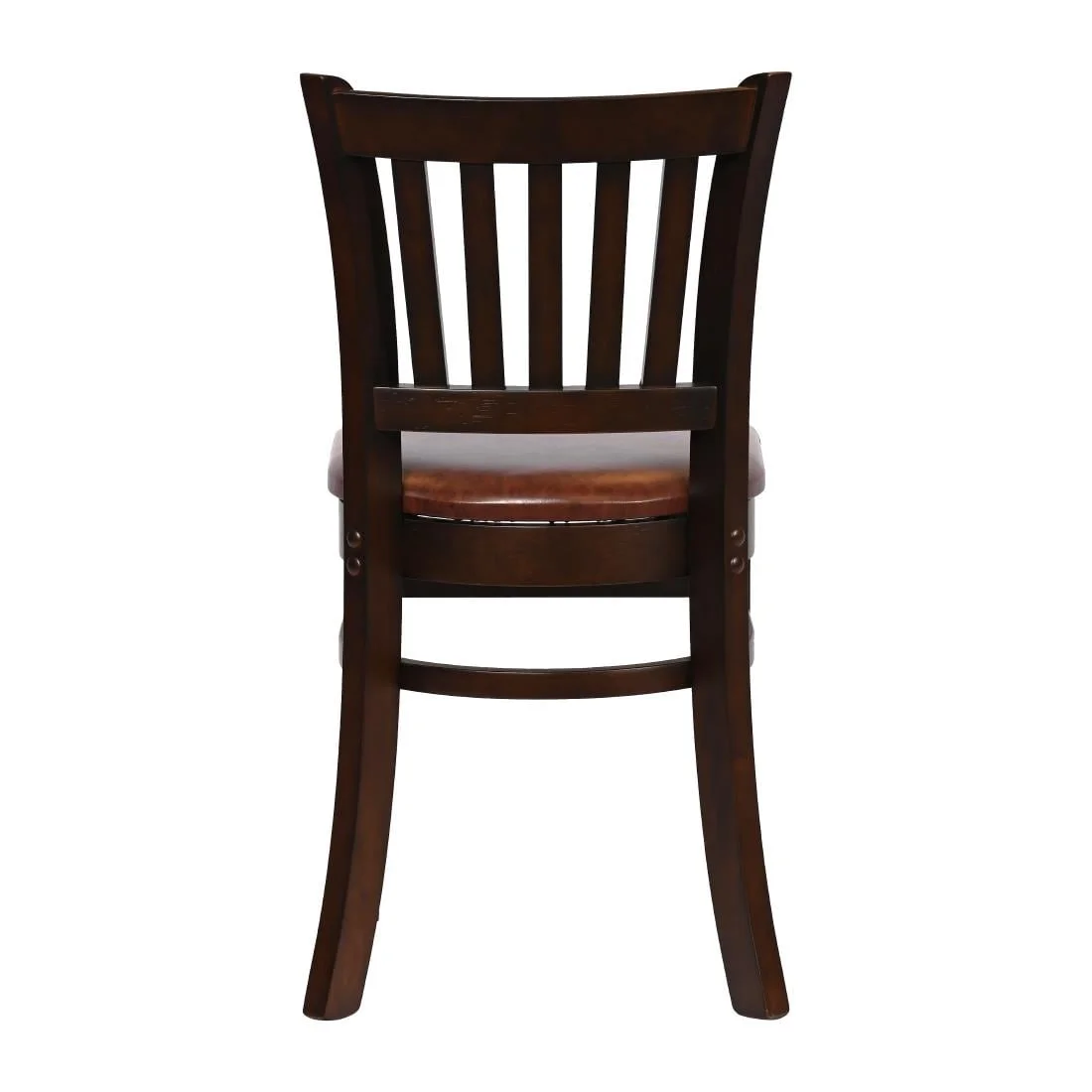 Turin Dining Table with 4 Manhattan Chairs in Dark Walnut with Bison Espresso - Image 2