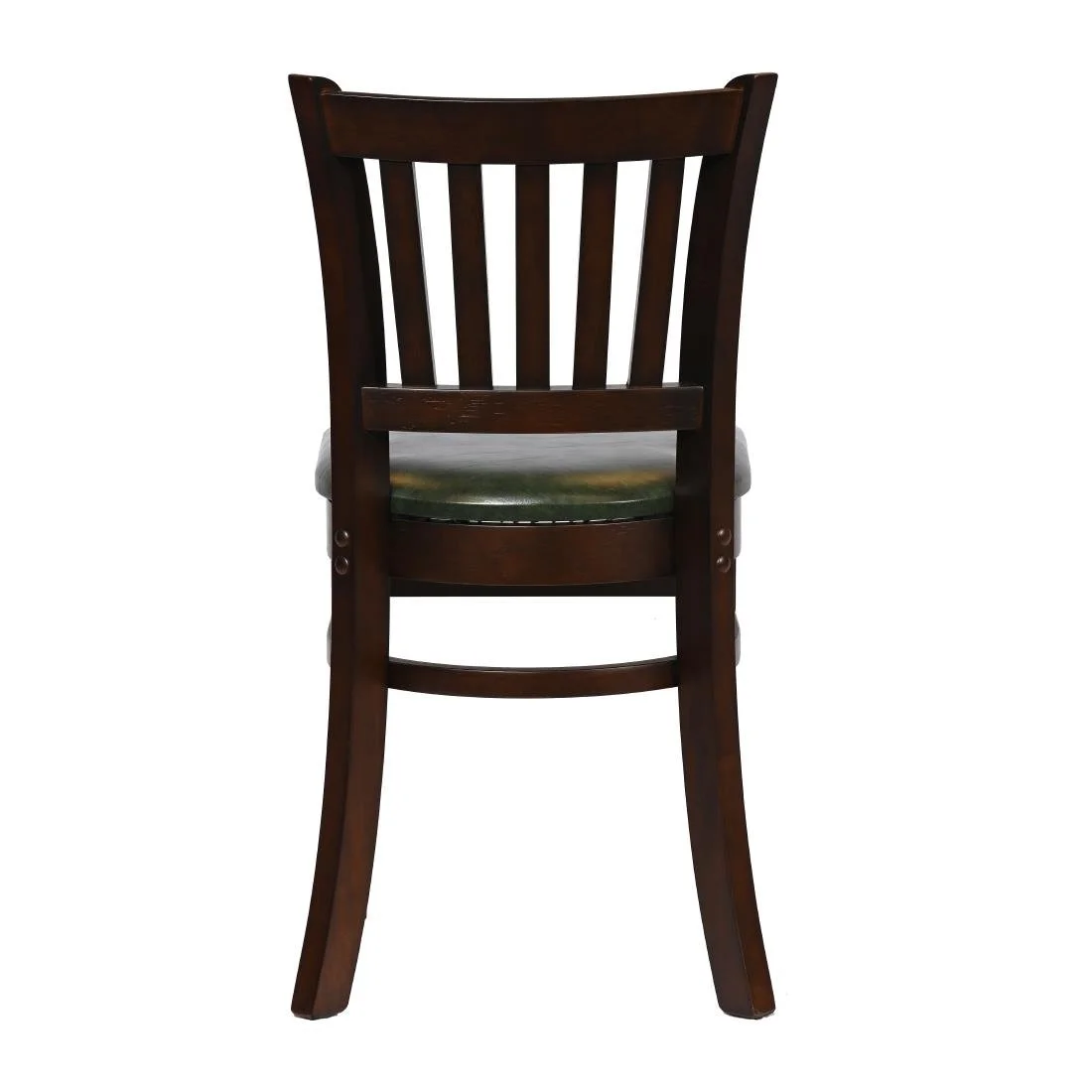 Turin Dining Table with 4 Manhattan Chairs in Dark Walnut with Bison Cedar - Image 4