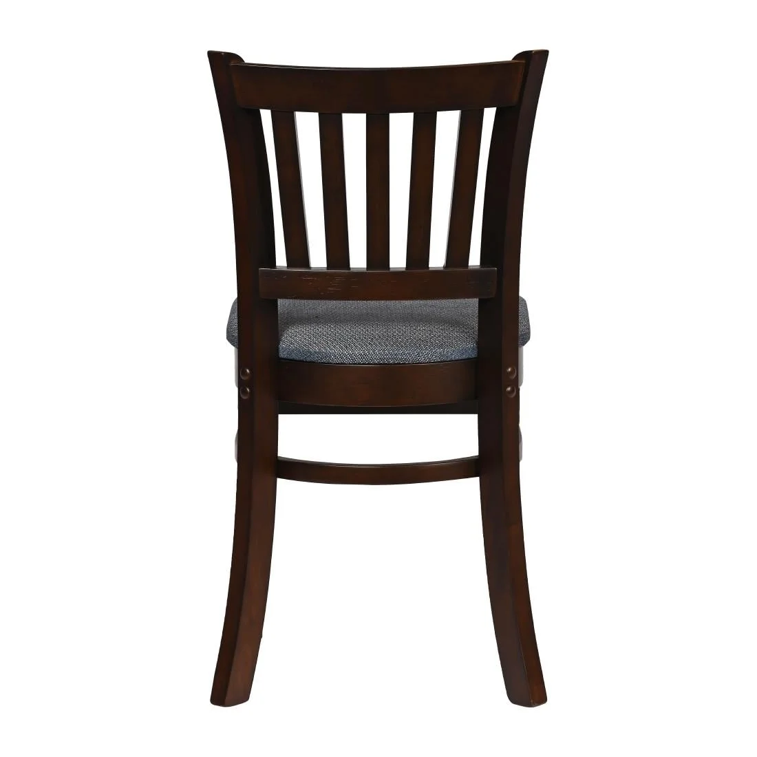 Turin Dining Table with 4 Manhattan Chairs in Dark Walnut with Shetland Smoke - Image 5