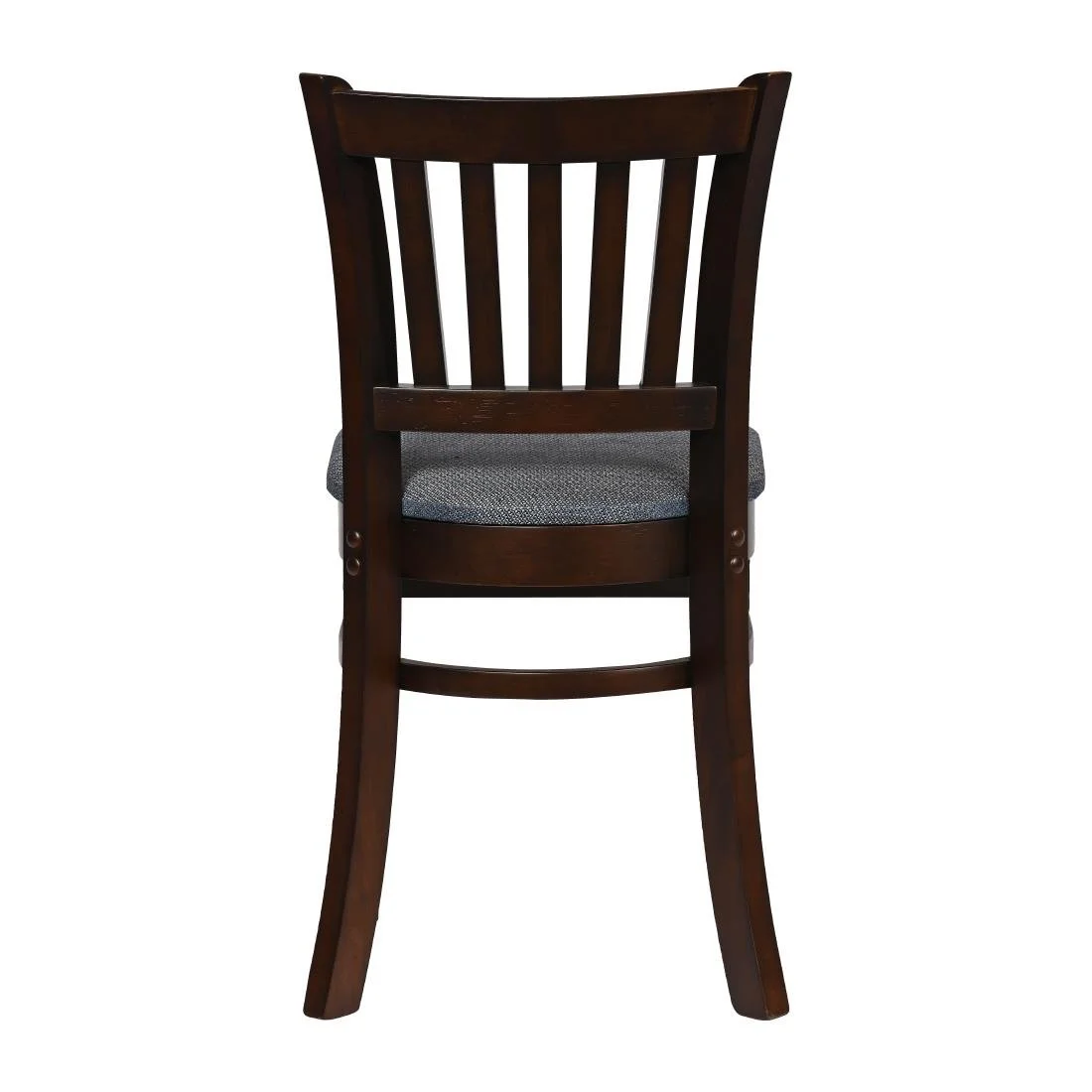 Turin Dining Table with 4 Manhattan Chairs in Dark Walnut with Shetland Smoke - Image 5