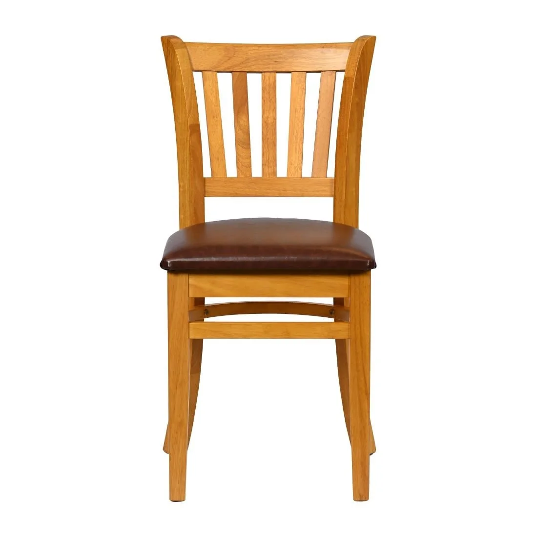 Turin Dining Table with 4 Manhattan Chairs in Soft Oak with Bison Espresso - Image 3