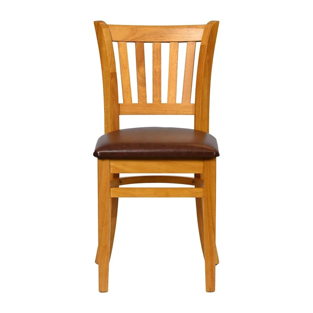 Turin Dining Table with 4 Manhattan Chairs in Soft Oak with Bison Espresso - Image 3