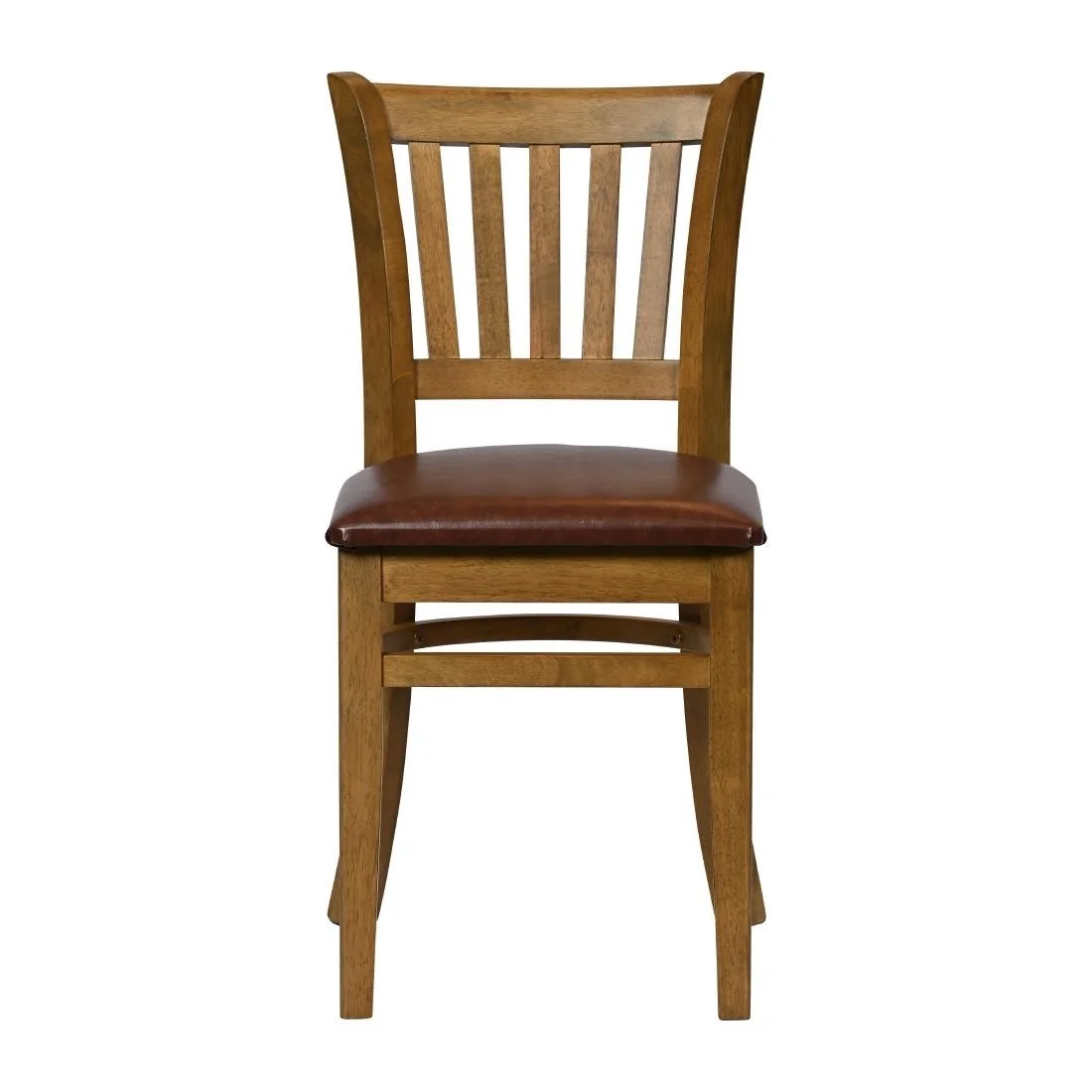 Turin Dining Table with 4 Manhattan Chairs in Weathered Oak with Bison Espresso - Image 3