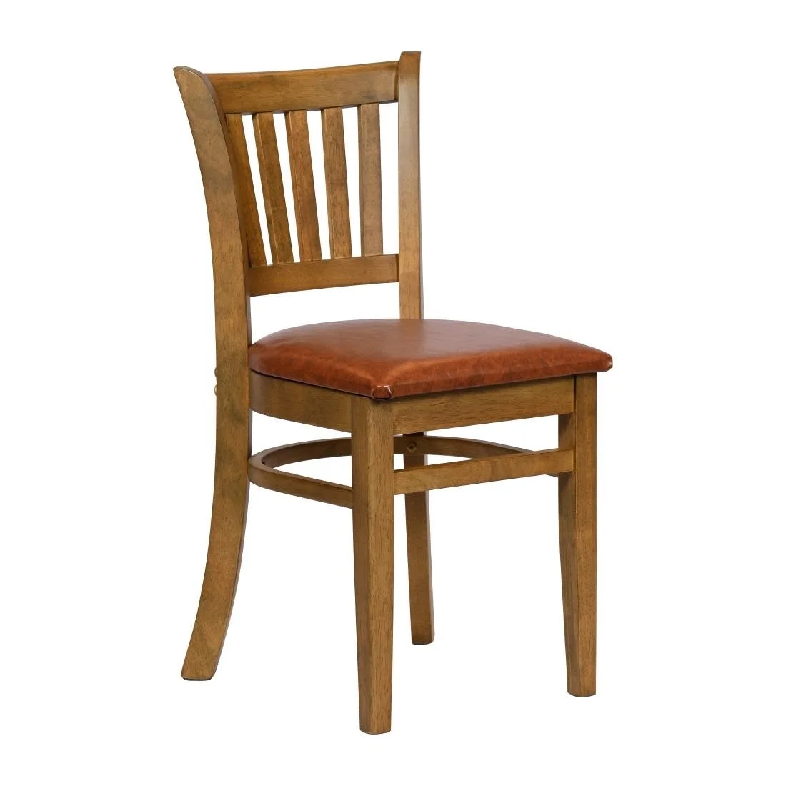 Turin Dining Table with 4 Manhattan Dining Chairs Weathered Oak with Bison Tan - Image 1