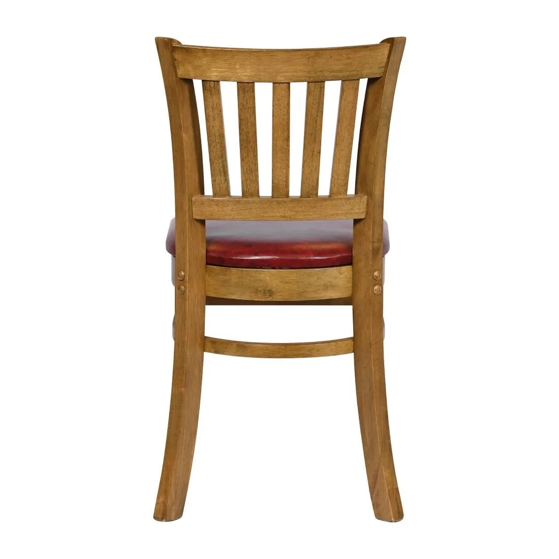 Turin Dining Table with 4 Manhattan Dining Chairs Weathered Oak with Bison Bordeaux - Image 5