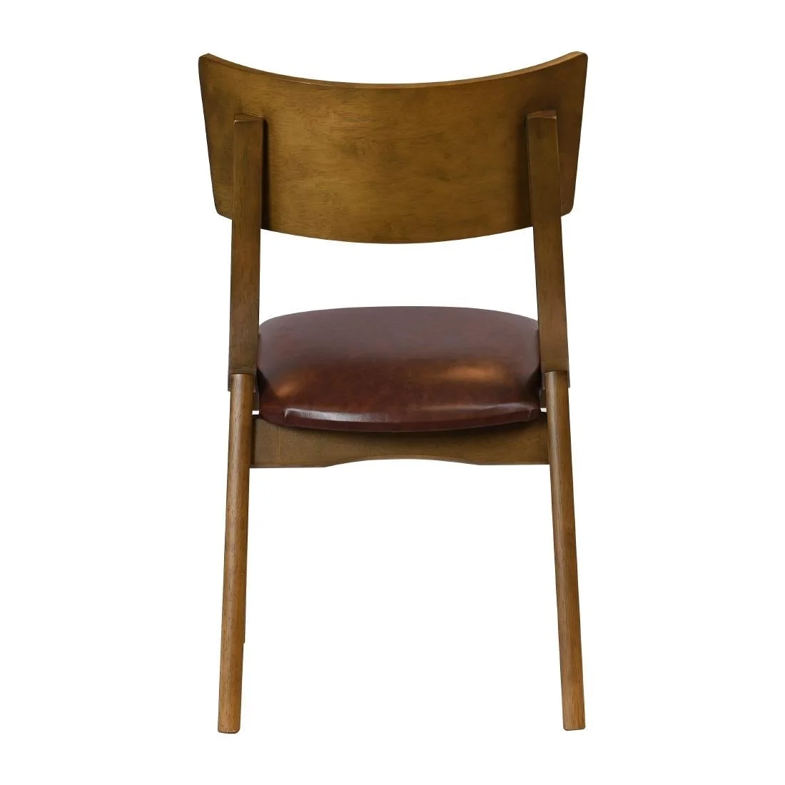 Chelsea Dining Chairs in Weathered Oak with Bison Espresso Seats (6 Pack) - Image 3