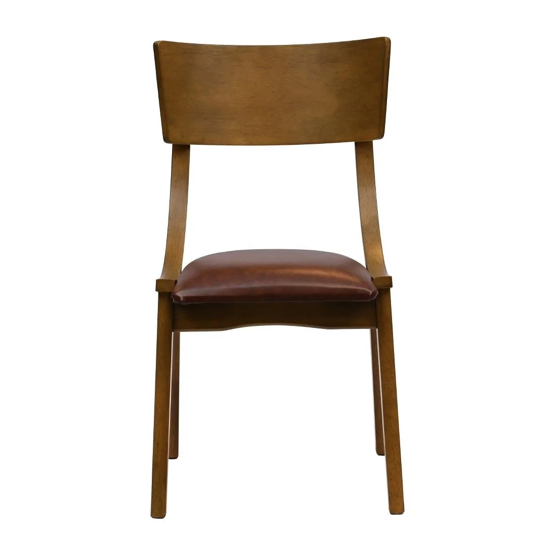 Chelsea Dining Chairs in Weathered Oak with Bison Espresso Seats (6 Pack) - Image 4