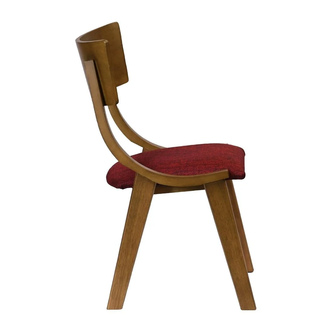 Chelsea Dining Chairs in Weathered Oak with Shetland Scarlett Seats (6 Pack) - Image 4