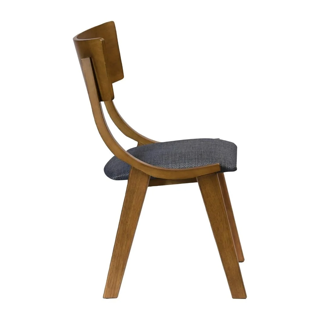 Chelsea Dining Chairs in Weathered Oak with Shetland Sea Seats (6 Pack) - Image 2