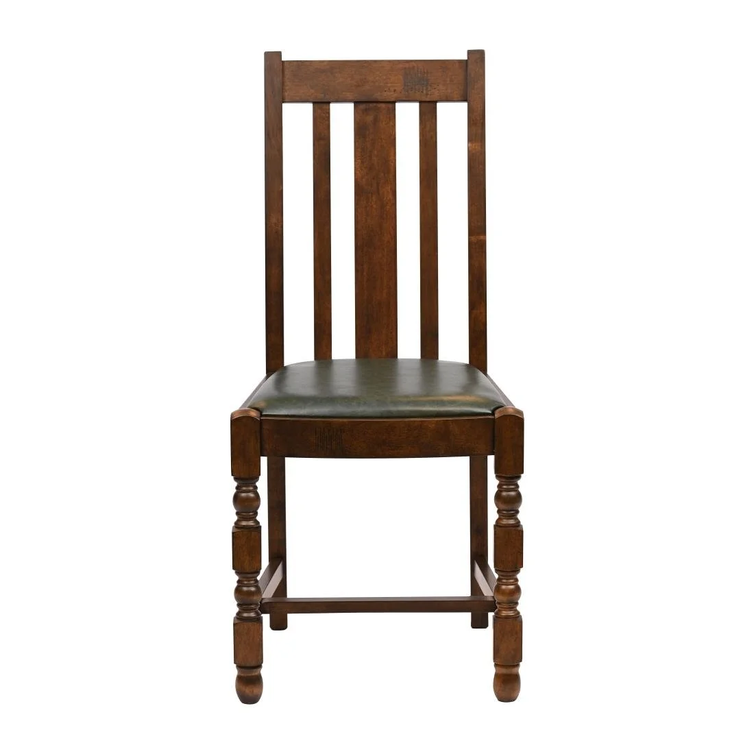 Thame Dining Chairs in Vintage Wood with Bison Cedar Seat (6 Pack) - Image 3