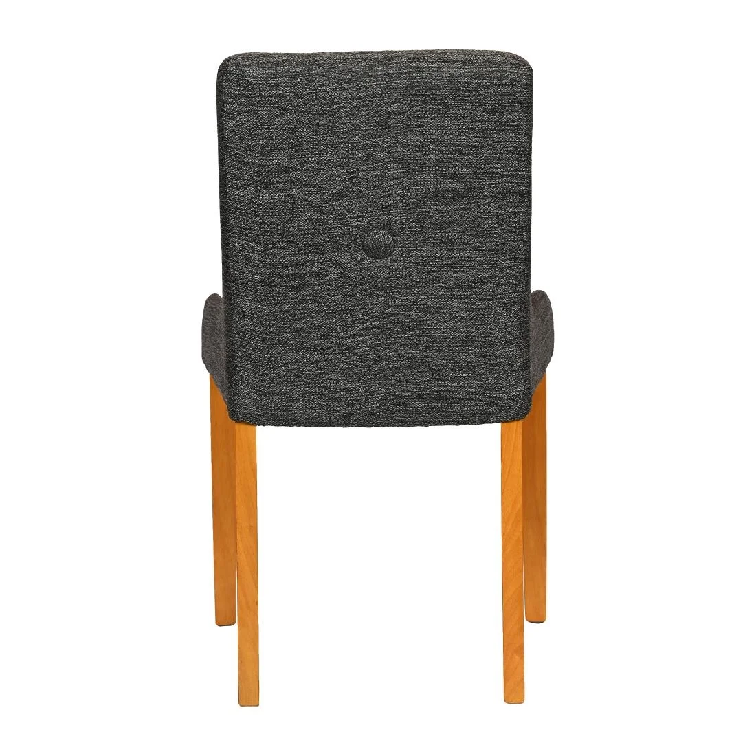 Bath Soft Oak Dining Chairs with Smoke Back & Tan Seat (6 Pack) - Image 3