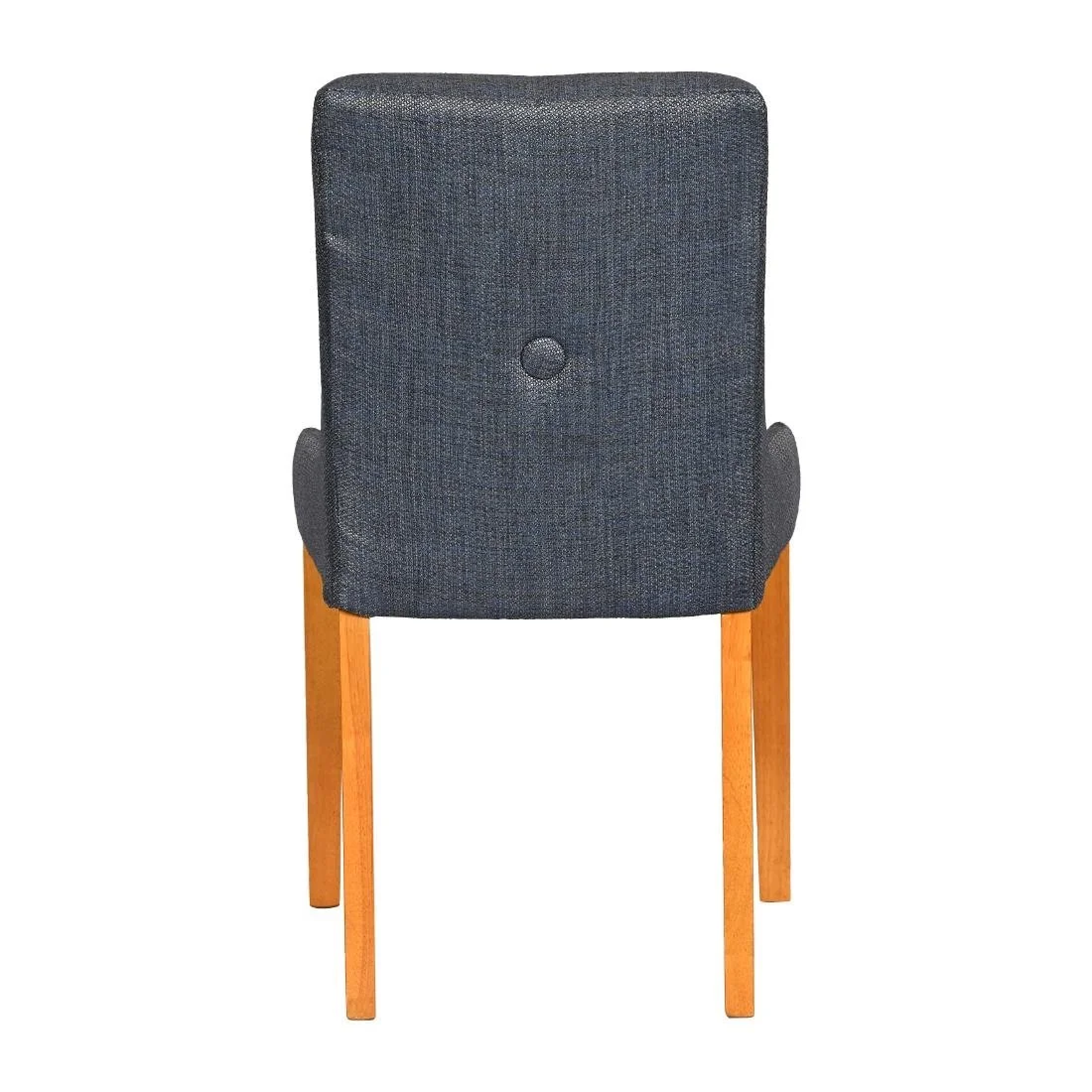 Bath Soft Oak Dining Chairs with Sea Back & Tan Seat (6 Pack) - Image 4