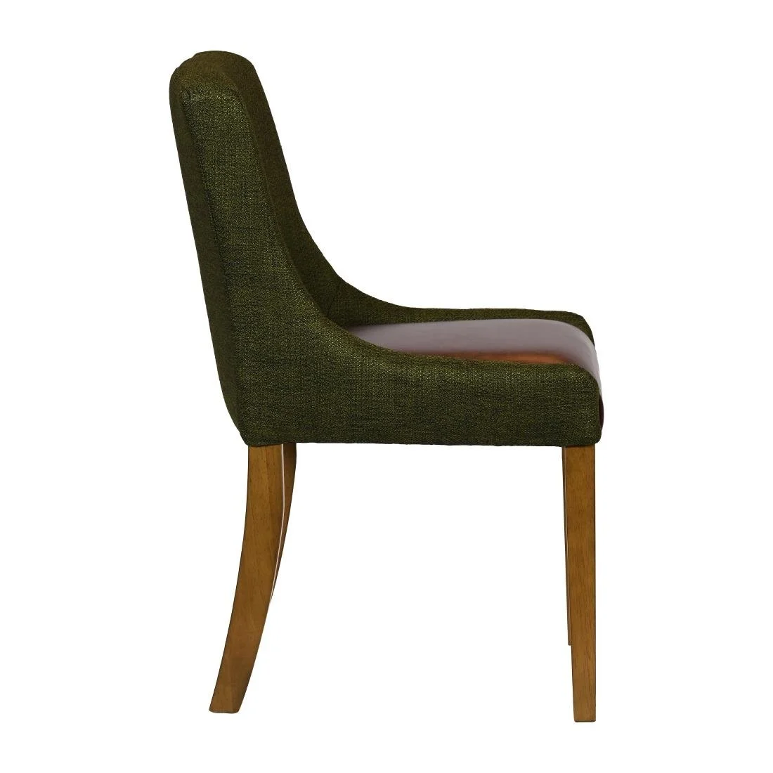 Bath Weathered Oak Dining Chairs with Forest Back & Espresso Seat (6 Pack) - Image 4