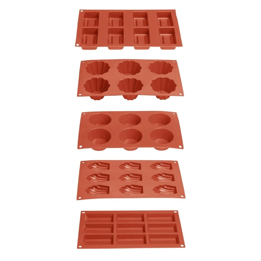 Vogue Silicone Madeline Mould 9 Cup - Image 6