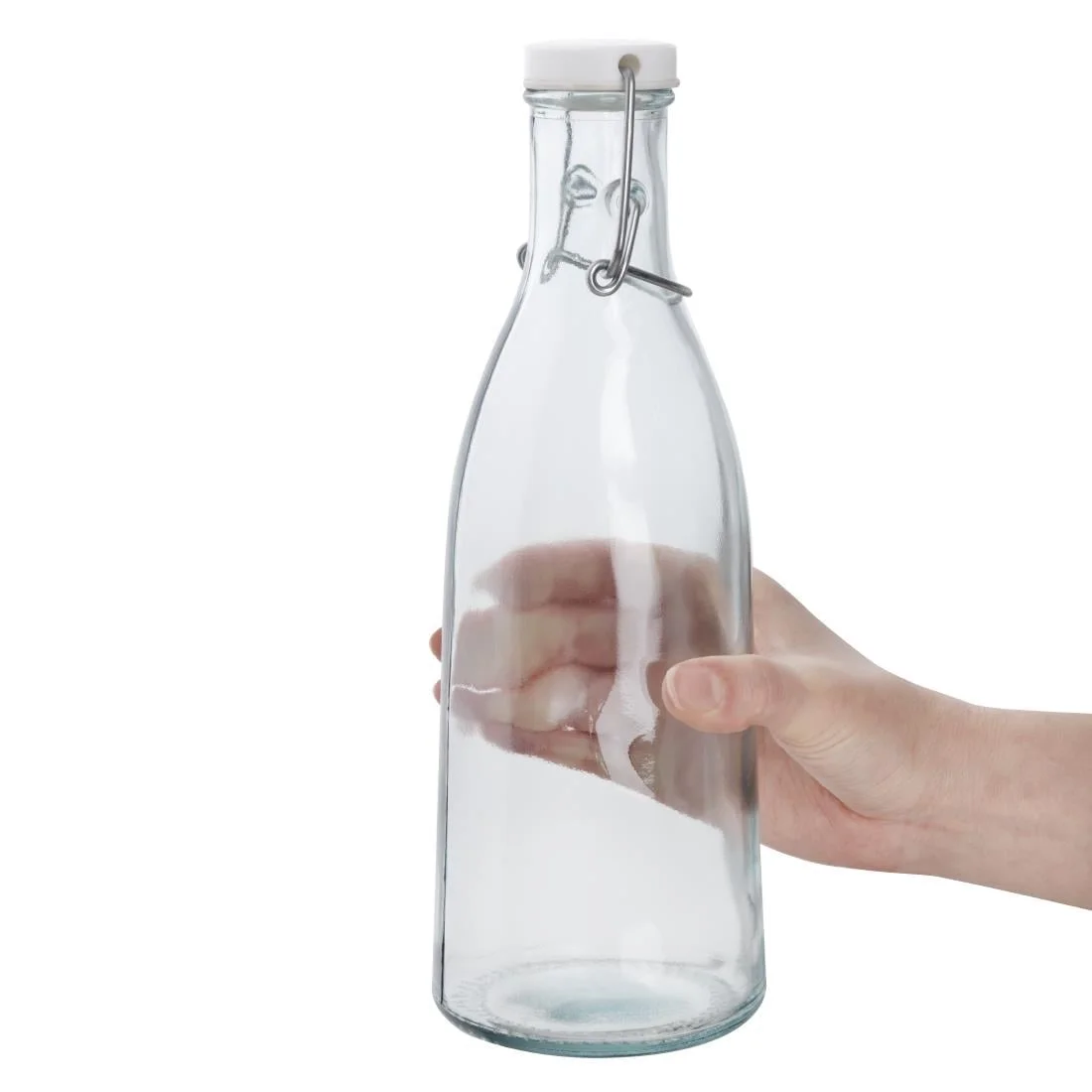 Olympia Recycled Glasses Swing Top Bottles 1Ltr (6 Pack) - Image 5