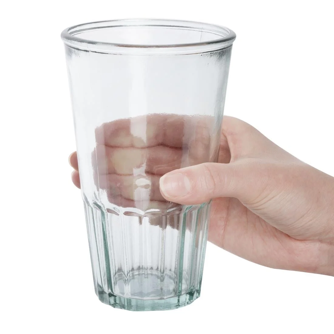 Olympia Recycled Glasses Fluted Hi Ball Tumblers 500ml (6 Pack) - Image 6