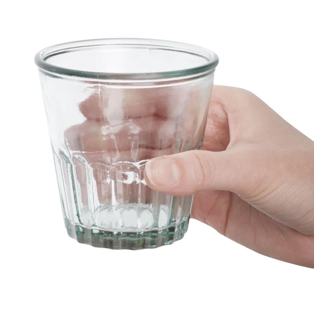 Olympia Recycled Glasses Fluted Rocks Tumblers 250ml (6 Pack) - Image 6