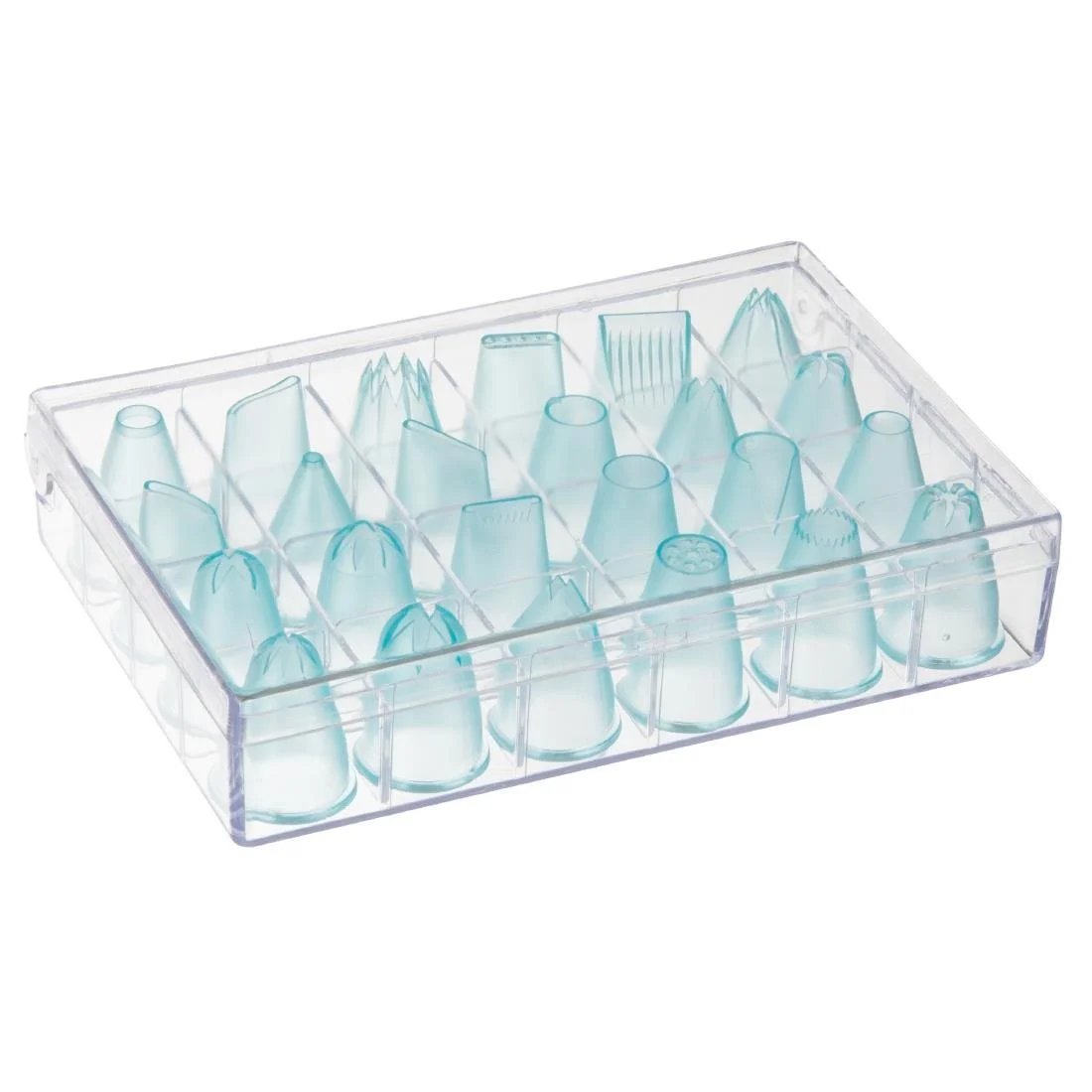 Vogue Polycarbonate Cake Decorating Tips ( 24 Pack)