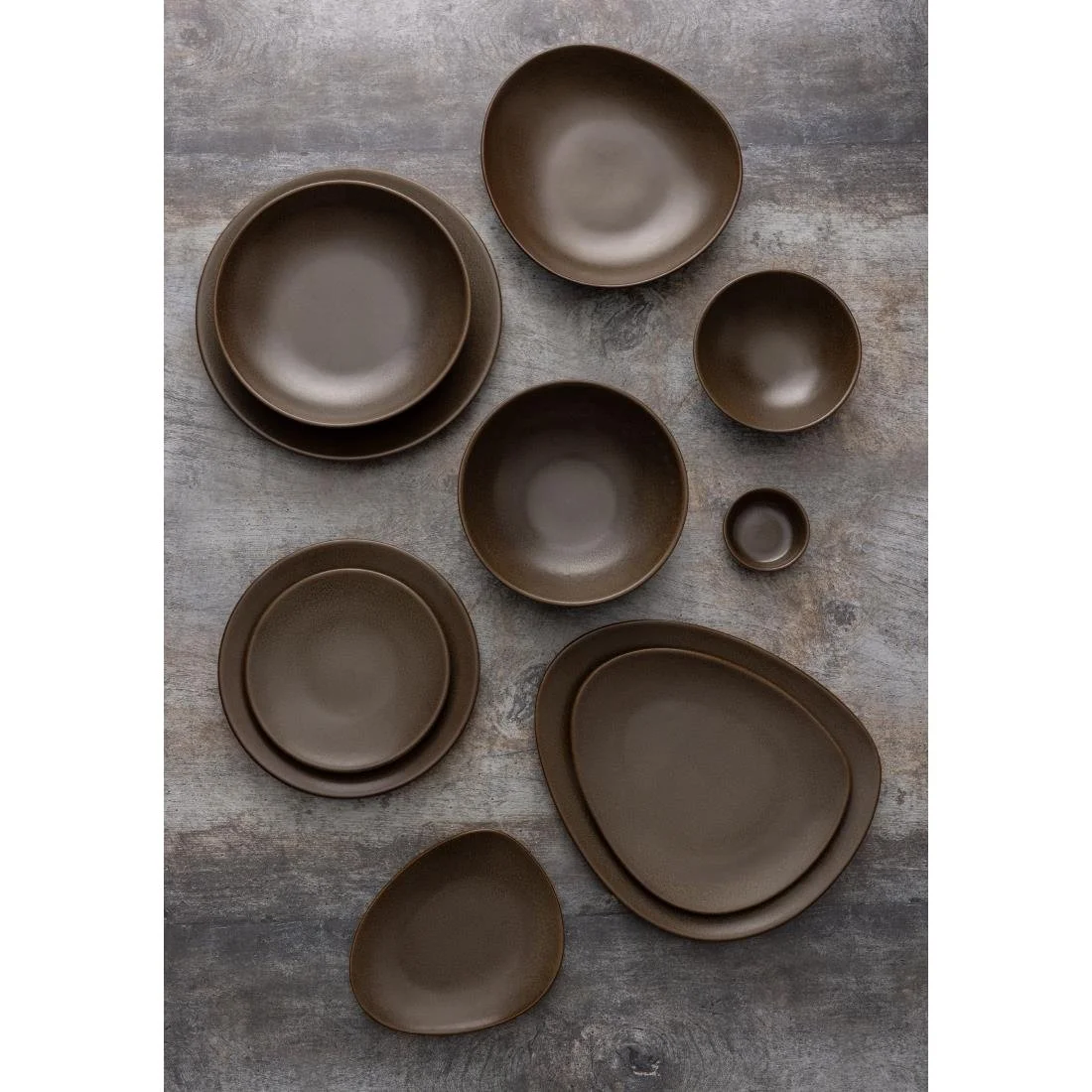 Olympia Ember Coupe Bowls Mahogany 152mm (6 Pack) - Image 2
