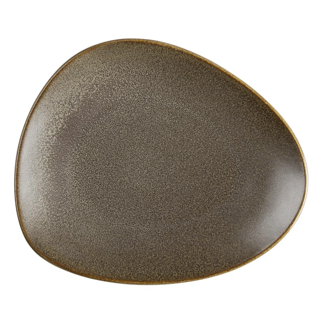 Olympia Ember Triangle Plates Mahogany 190x160mm (6 Pack)