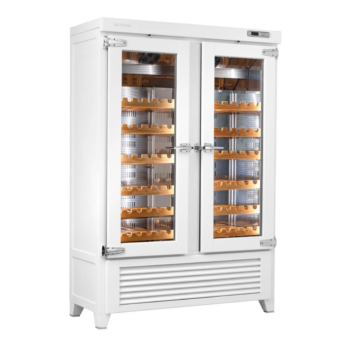 Infrico Upright Double Door Wine Cellar (180 Bottles) - Image 1