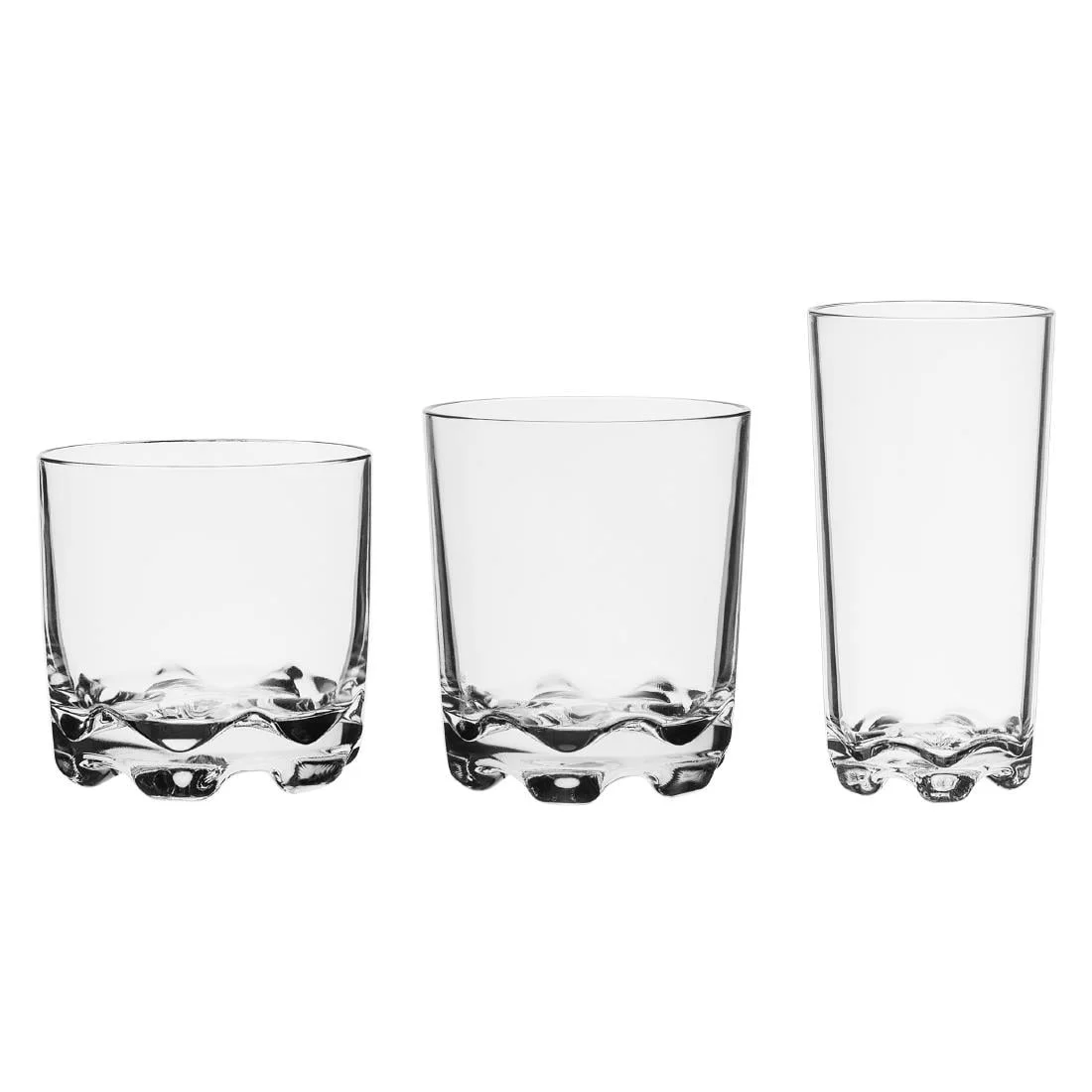 Olympia Kristallon Aspen Polycarbonate Rocks Tumblers 320ml (6 Pack) - Image 4