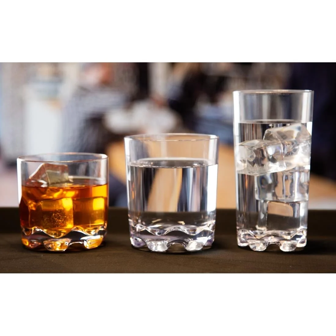 Olympia Kristallon Aspen Polycarbonate Rocks Tumblers 320ml (6 Pack) - Image 6
