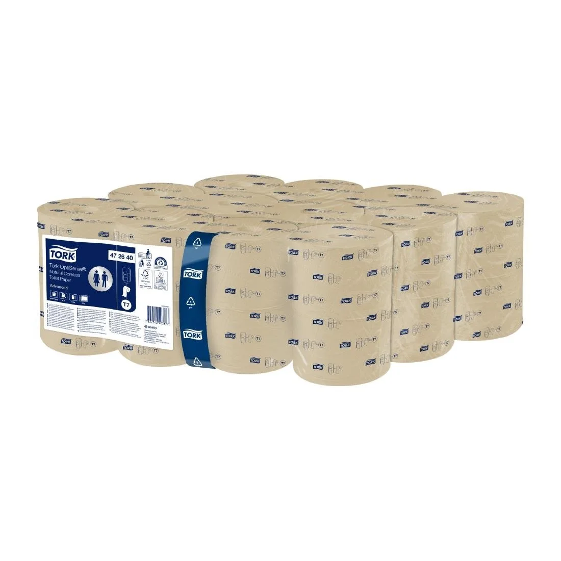 Tork OptiServe Coreless Toilet Paper Natural T7 (24 Pack) - Image 3