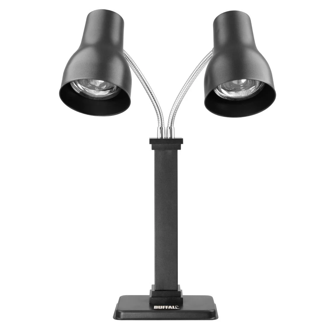 Buffalo Double Heat Lamp Carving Station Matt Black 2x250W - Image 2