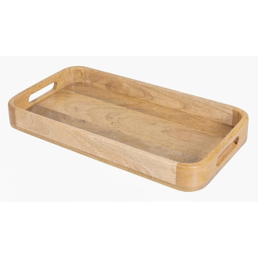 Olympia Mango Wood Rectangular Deep Sided Tray 430x230mm