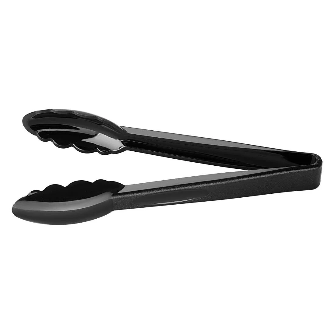 Nisbets Essentials 9" Polycarbonate Tongs Black (6 Pack) - Image 3
