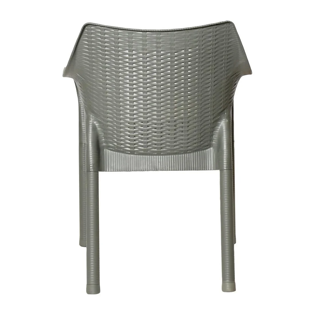 Bolero Elements Polypropylene Armchairs Olive Green (4 Pack) - Image 5