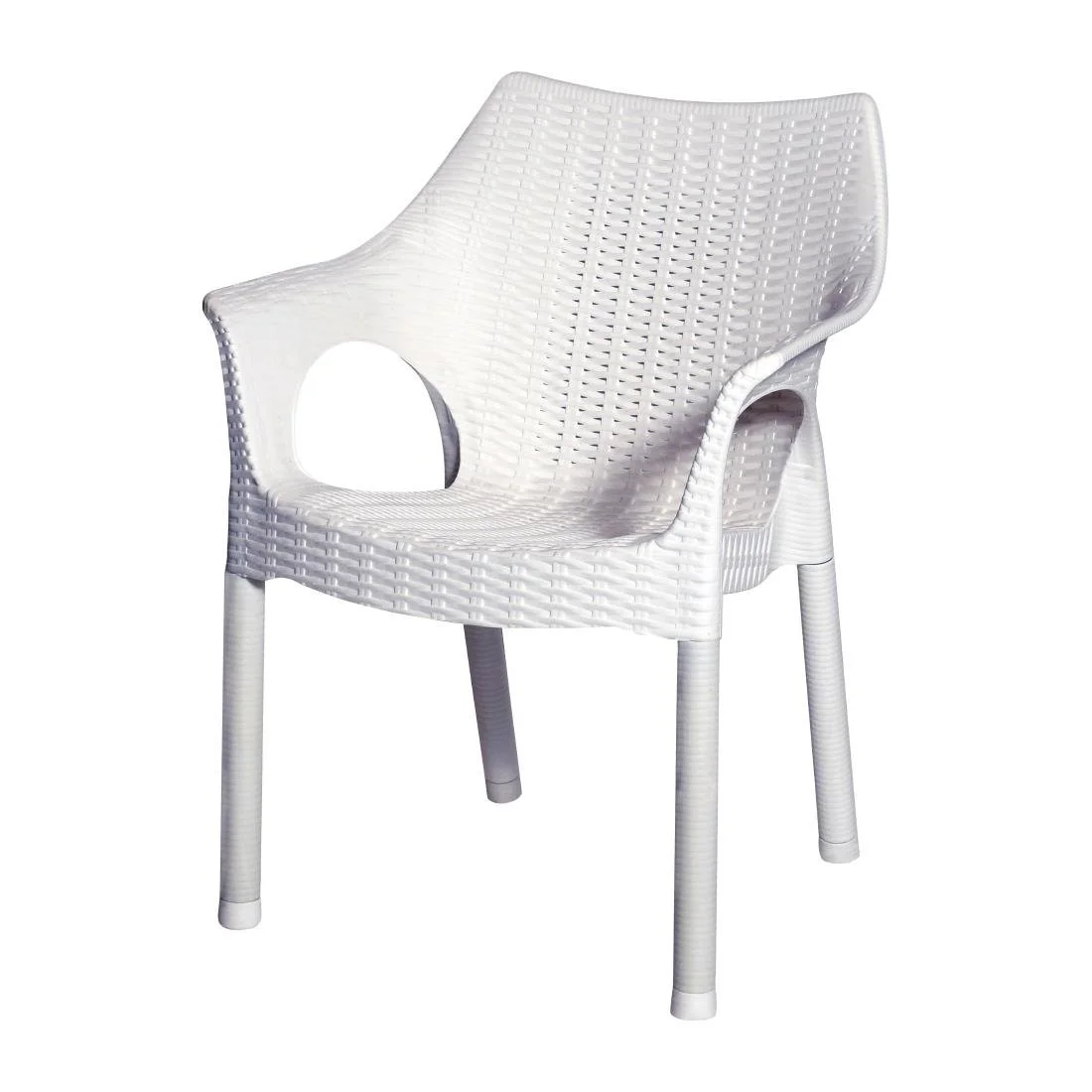 Bolero Elements Polypropylene Armchairs Snow (4 Pack) - Image 3