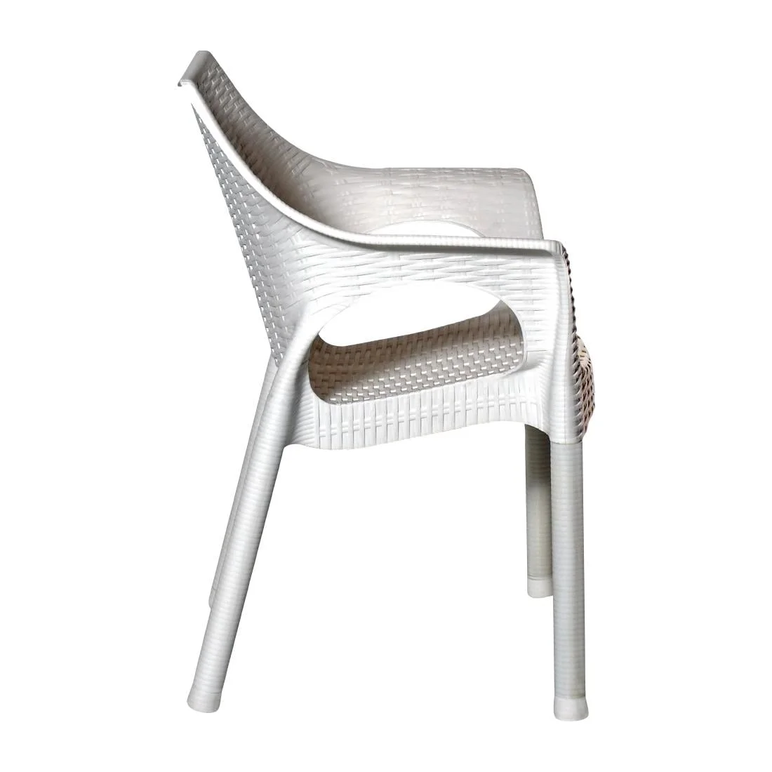 Bolero Elements Polypropylene Armchairs Snow (4 Pack) - Image 4