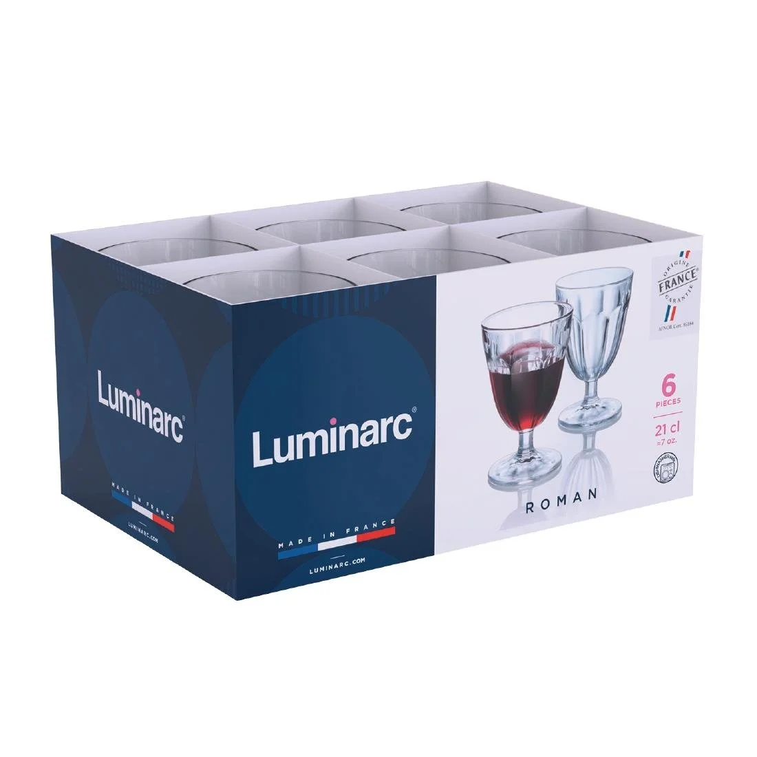 Luminarc Roman Wine/Cocktail Glasses 210ml (24 Pack) - Image 5