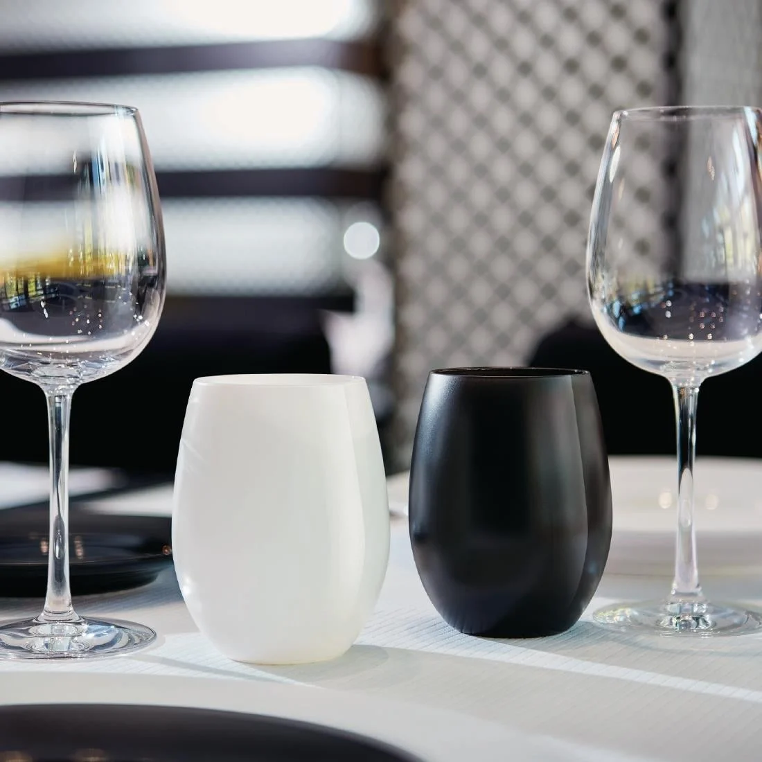 Chef & Sommelier Primary White Matt Tumblers 360ml (24 Pack) - Image 4