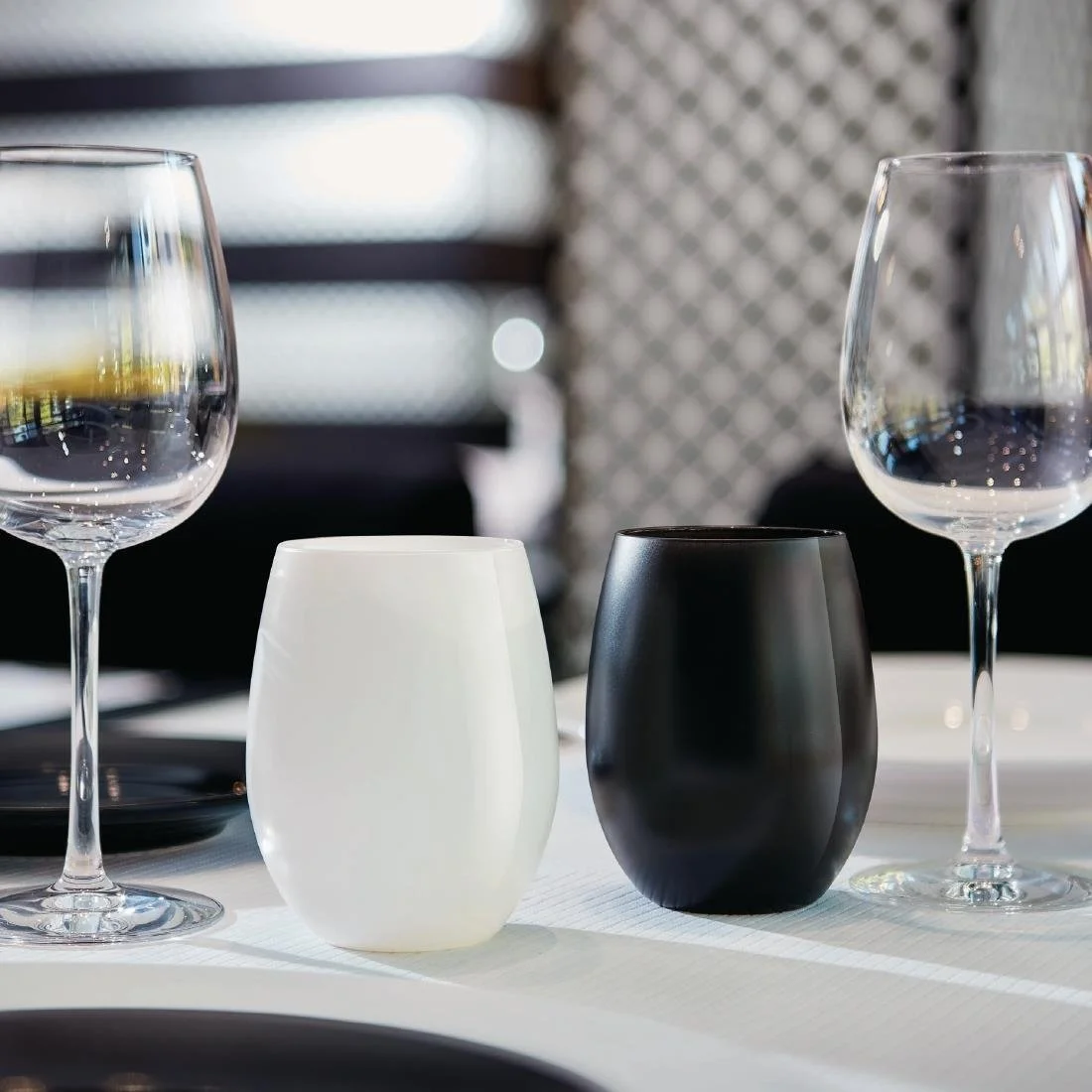 Chef & Sommelier Primary White Matt Tumblers 360ml (24 Pack) - Image 4