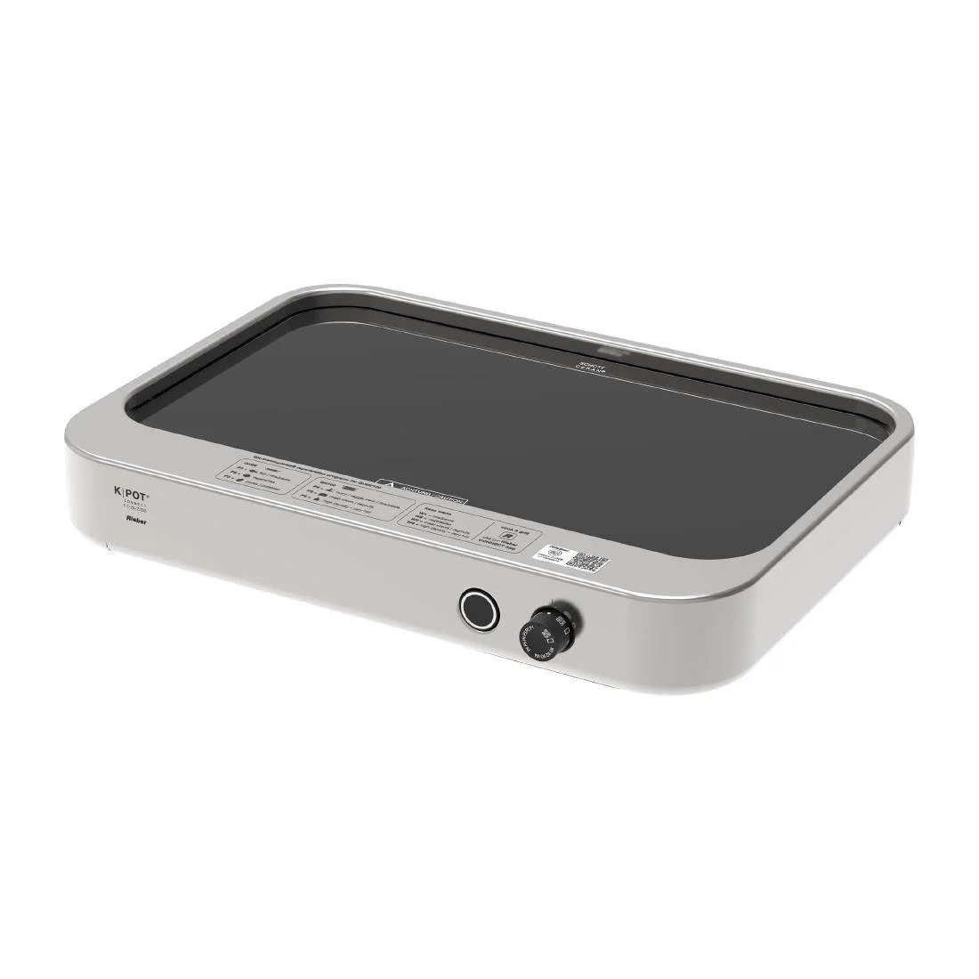 Rieber K-Pot Connect Glass Ceramic Hob 1/1GN Stainless Steel CK-2200